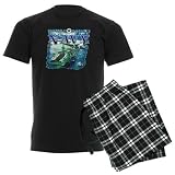 Artsmith, Inc. Men's Dark Pajamas United States Navy Aircraft Carrier And Plane