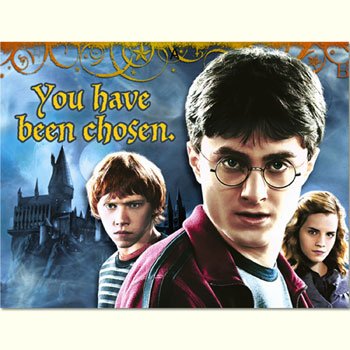 Harry Potter and the Deathly Hallows Party Invitations