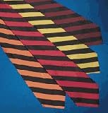 Georgia Tech Yellow Jackets Gold / Black Woven Stripe All Silk Adult Tie From Eagles Wings