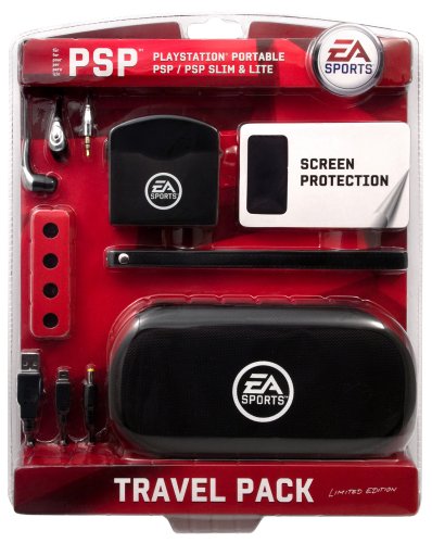 Childrens Toyshop  Video-Spiele : Sony PSP Slim & Lite - Travel Pack [black] (EA Sports Edition)