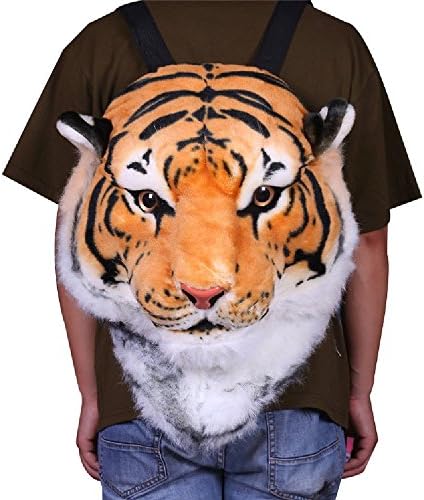 Egelbel Unisex Stylish Vivid 3D Animal Tiger Schoolbag Backpack