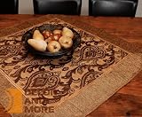 NEW Chenille Egyptian Tablecloths 36 x 36 Table Cloth - Money Back Guaranteed * All store items up to 20% OFF