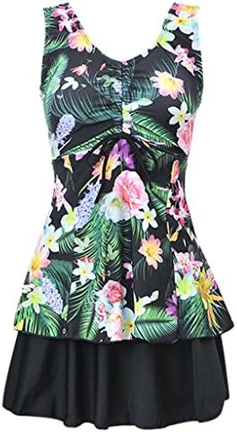 Seacolor Women's Lovely Swim Dress Shaping Body Swimuits One-Piece Bathing Suit