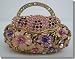 Flowered Handbag Jeweled Jewelry Trinket Box J1K2