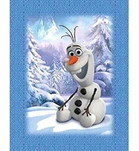 Disney Frozen Fleece Throw Blanket OLAF