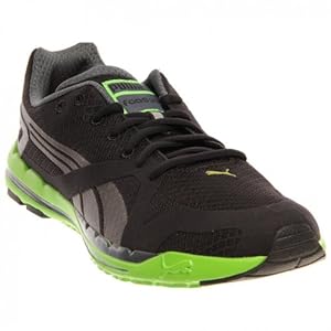 PUMA Men's Faas 350 S Shoe,Black/Turbulence/Jasmine Green,11.5 D US