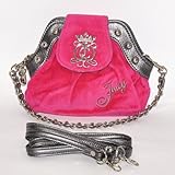 Juicy Couture Velvet Purse Shoulder Bag Handbag