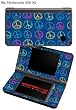 Nintendo DSi XL Skin - Kearas Peace Signs on Midnight Blue by WraptorSkinz
