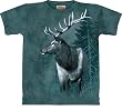 The Mountain Elk in Field Pine Trees Tee T-shirt