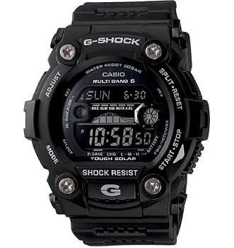 Casio #GW7900B-1A Men's Black Rescue Multi Band Atomic Solar G Shock Watch