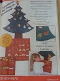 Giant Child's Fabric Christmas Advent Calendar $23.99