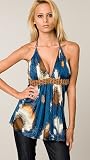 Sky Blue Camden Belted Halter