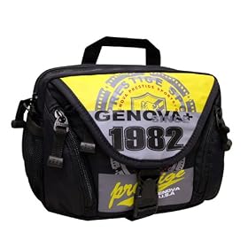 Compact Messenger/Fanny Pack Camcorder Bag for Canon HR10 AVCHD 3.1MP High Definition DVD Camcorder with 10x Optical Image Stabilized Zoom
