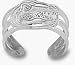 Sporting Goods : Florida Gators "Gator Head" Toe Ring - Sterling Silver Jewelry