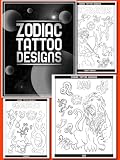 Zodiac Tattoo Designs Sketchbook 12 Pages