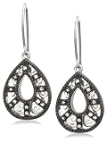 Sterling Silver Pear-Shaped Cubic Zirconia Earrings