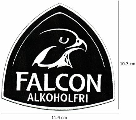 Falcon Alkoholfri 002 Embroidered Iron on Patch