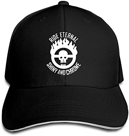 Mad Max "Ride Eternal" Chrome Vinyl Adjustable Unisex Hats Trucker Hats Sanwich Bill Caps