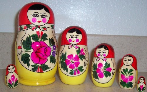 Semenov Russian Nesting Doll 6pc./5