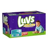Luvs Diapers with Ultra Leakguards Big Pack Size 2 Diapers, 108 Count