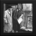 Sherlock Holmes Custom Framed 12x12 B&W Photo (Basil Rathbone Nigel Bruce)