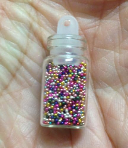Microbeads Multi Color Nail Art Caviar Faux Fake Sugar Sprinkles Micro Beads No Hole Beads Manicure Nail Art Decoration