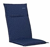 Kettler 0309201-8676 Auflage für Klappsessel 121 x 50 x 6 cm, marineblau gestreift