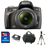 Sony Alpha A230L 10.2 MP Digital SLR Camera with Super SteadyShot INSIDE Image Stabilization and 18-55mm Lens + 8GB Premium Accessory Kit