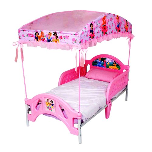 Childrens Toyshop  Toys : Delta Enterprise Disney Princess Toddler Bed with Canopy