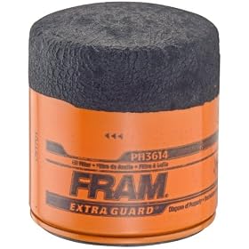 Fram PH3614 Extra Guard Passenger Car Spin-On Oil Filter (Pack of 2)