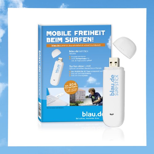 blau.de Surfstick UMTS + SIM-Karte mit 20 Euro Startguthaben
