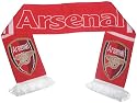 Arsenal Fc Crest Jacquard Scarf - Red/White