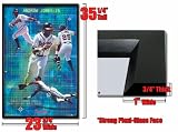 Framed Andruw Jones Field Atlanta Braves Poster Fr3472