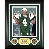 Brett Favre New York Jets - Press Conference - 24KT Gold Coin Photo Mint