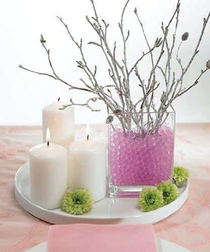 PINKJANE® Centerpiece Wedding Vase Filler Crystal jelly Water Pearl Water Gel Beads