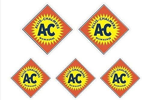5 Triagle Allis Chalmers Decals - Scale Model Decals, Dioramas and More