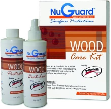 NuGuard SG-WK000 NuGuard Wood Care Furniture Protection kit featuring Scotchgard