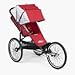 Performance Series Single Baby Jogger with 20 Wheels (Red / Silver) from The Baby Jogger