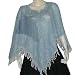 Wool Ponchos Dress in Jacquard Design 40 x 40 inches (pnch250)