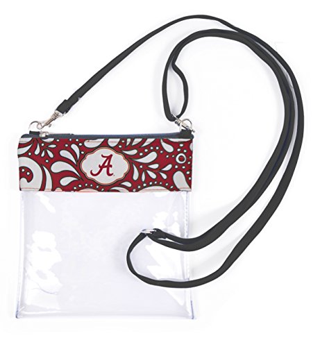 Clear Crossbody Bag Purse For College Stadium Approved Transparent Officially Licensed Collegiate Gear With Logo