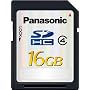 Panasonic 16GB Class 4 SD Card up to 20MB/s - Silver line