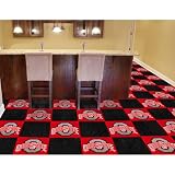 BSS - Ohio State Buckeyes NCAA Team Logo Carpet Tiles