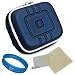 VG Compact (M) Travel Camera Case w/ Removable Carbineer (Navy Blue EVA) for Ricoh CX6 / GR DIGITAL IV US / CX5 / CX4 / CX3 / CX2 / GR Digital I6 / CX1 / GR Digital II Point & Shoot Digital Cameras + Universal Screen Protector with Cleaning Cloth + SumacLife TM Wisdom Courage Wristband