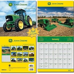 Amazon.com : John Deere Tractor 16-Month Wall Calendar 2011 : Office Products