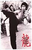 Bruce Lee - Side Kick! Martial Arts Dragon 11x17 Poster