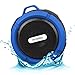 Mobility® AquaPlay Waterproof Bluetooth Speaker - Best Portable, Outdoor, and Shower Speaker - Wireless and Bluetooth 2.1 + EDR Technology - Blue