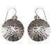 Girls Earrings Sterling Silver Indian Style 1.25 inches (ers279)