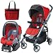 Peg Perego Si Paprica Travel System 2010 with Fashionable Diaper Bag