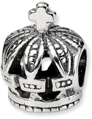 Sterling Silver Reflections Crown Bead (4mm Diameter Hole)