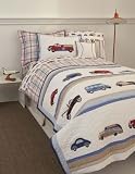 Whistle & Wink Twin Quilt, Cars & Trucks